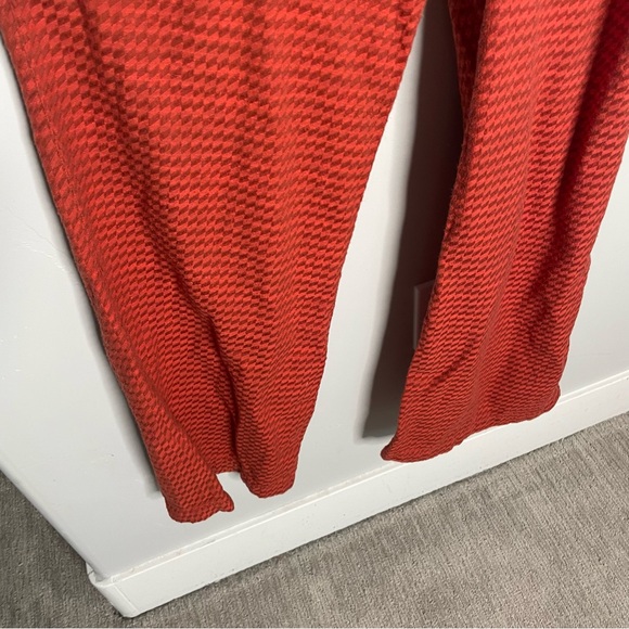 Ace & Jig Auggie Overalls Small Orange Houndstooth Checkered - Picture 4 of 13